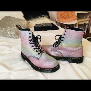 Unicorn Glitter Doc Martins